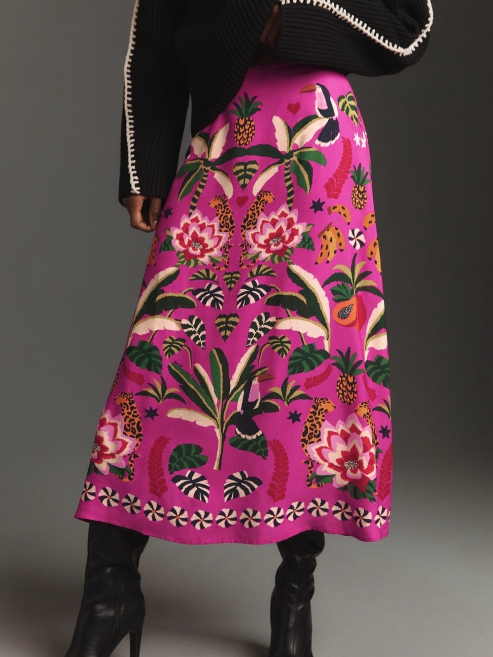 FARM Rio x Anthropologie Satin Slip
Midi